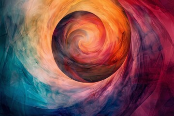 A dreamy, abstract swirl of colors blending into each other