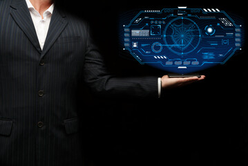 Accessing the internet interface with smart phone and internet connection technology