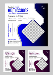 admission social media post