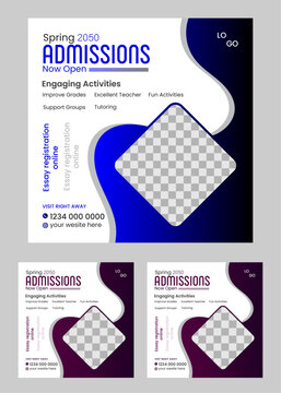 admission social media post