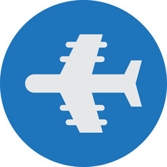 Airplane Icon, Aircraft Flight Symbol, Drone Icon