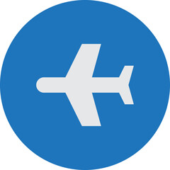 Obraz premium Airplane Icon, Aircraft Flight Symbol, Drone Icon