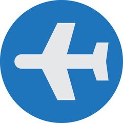 Airplane Icon, Aircraft Flight Symbol, Drone Icon