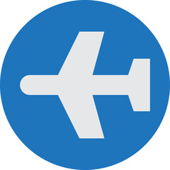 Airplane Icon, Aircraft Flight Symbol, Drone Icon