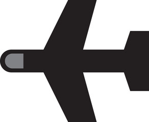 Fototapeta premium Airplane Icon, Aircraft Flight Symbol, Drone Icon