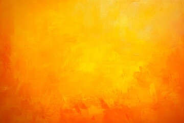 Grunge cement or concrete wall banner with yellow and orange texture