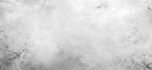 Paper with a gray texture in an old vintage or antique design, an elegant solid white background with a small amount of marbled sponge grunge.