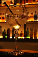 cocktail with ice