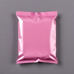 Pink Booster Pack Trading Cards Packaging Mockup Plastic Background Graphic Colorful Design