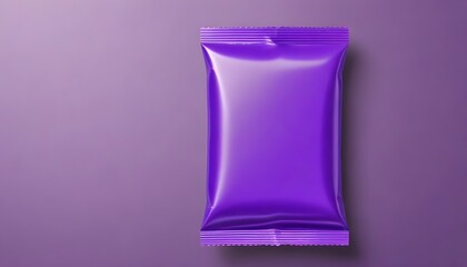 Purple Booster Pack Trading Cards Packaging Mockup Plastic Background Graphic Colorful Design