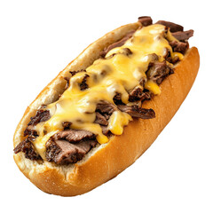 Philly Steak Sandwich with Melted Cheese
