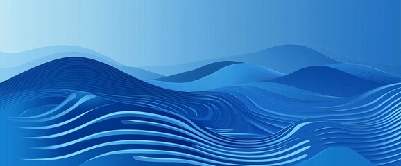 Modern dynamic shapes on a blue abstract background for banners, presentations, and social media covers