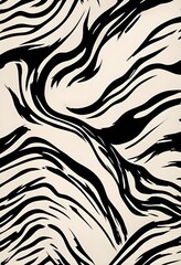 Obraz premium Animal Pattern Safari Jungle Wild Print Background Colorful Graphic Design