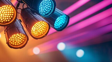 Colorful Stage Lights.