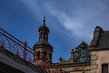 Sovetsk, Kaliningrad region, Russia, May 10, 2022 Bridge of Queen Louise, border between Russia and...
