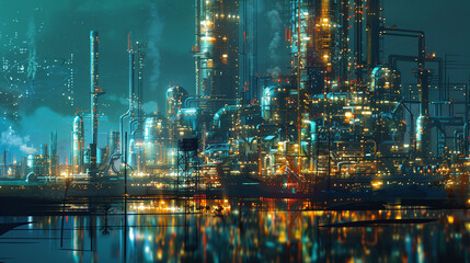 Digital Metropolis of Industrial Refinery