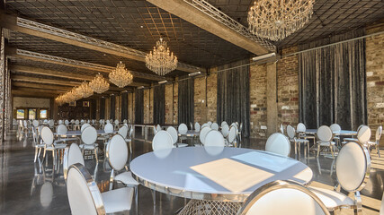 Discover an Elegant and Modern Event Space That Features Stylish and Comfortable Seating Options