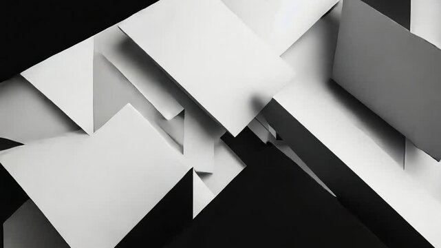 Vintage Monochrome Geometry with Motion Design
