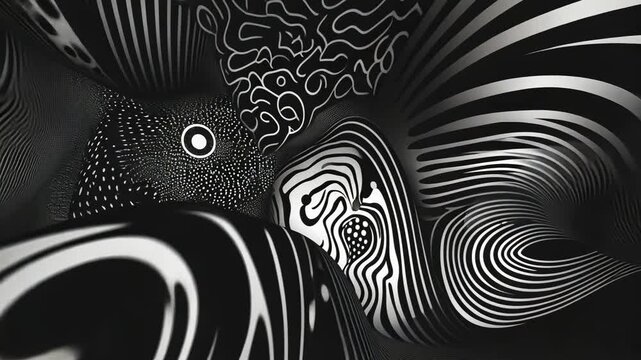 Modern Monochrome Lines with Motion Design Animation