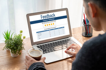 Customer feedback and review analysis by modish computer software for corporate business