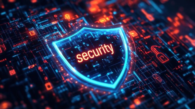 Cybersecurity Shield - Cyber Attack Prevention