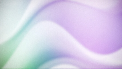 Soft pastel gradient background with flowing curves and a subtle grainy texture. Blends of lavender, mint green, and white, perfect for 4K wallpapers and modern designs