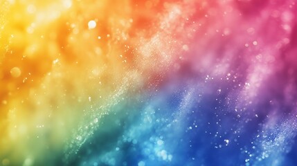 Obraz premium A vibrant, colorful abstract background with a gradient effect and shimmering particles.