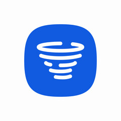 storm hurricane tornado icon sign