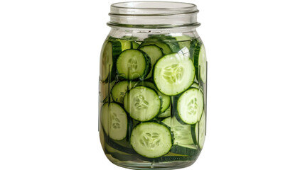 Pickles isolated on white background