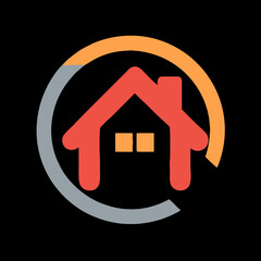 Logo realtor service.