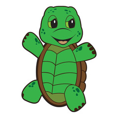 Fototapeta premium Cute Turtle