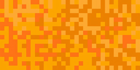 Abstract pixel pattern in warm yellow and orange colors. Perfect for digital art, web design, and print projects.