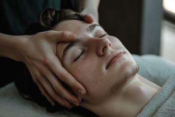 une photo reprÃ©sentant des soins bien-Ãªtre, esthÃ©tiques, massages, chaleureux, plein de douceur, symbolisant la dÃ©tente extrÃªme, la confiance dans le praticien, pour instagram