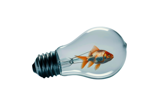 Goldfish in a Light Bulb