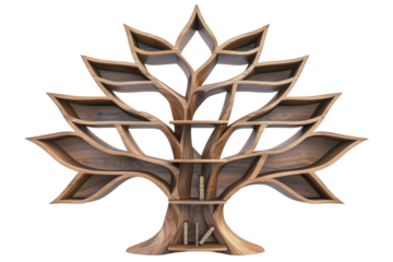 Tree Shaped Bookshelf