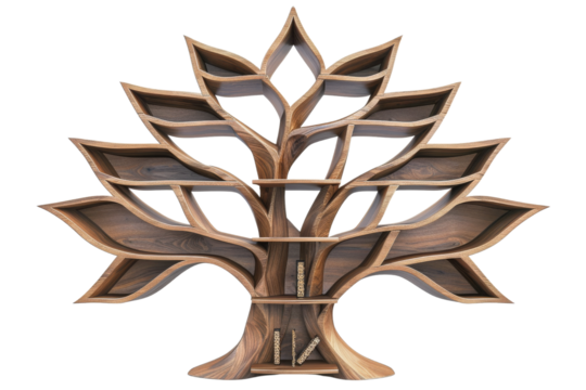 Tree Shaped Bookshelf