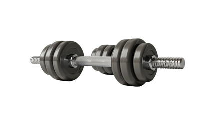 Pair of dumbell isolated on white background