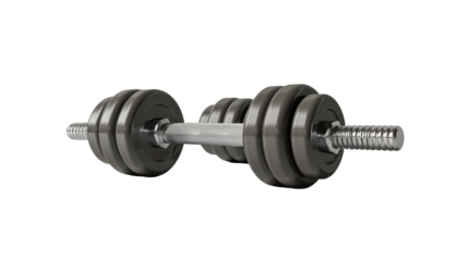 Pair of dumbell isolated on white background