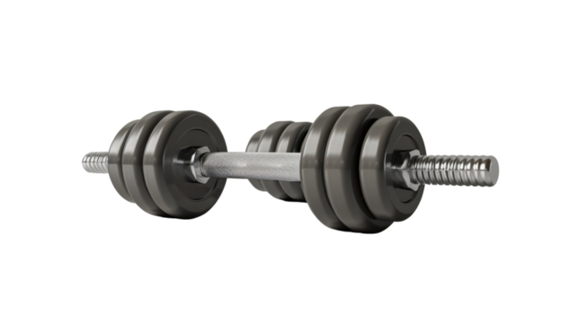 Pair of dumbell isolated on white background