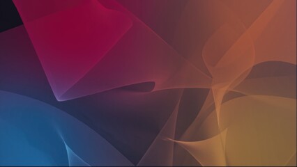 Obraz premium Abstract colorful background with swirling shapes and gradients creating a dynamic visual effect