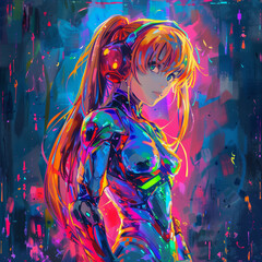 Naklejka premium woman with makeup