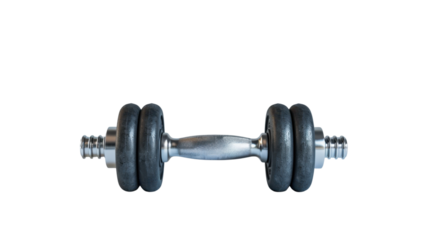 Pair of dumbell isolated on white background