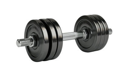 Pair of dumbell isolated on white background