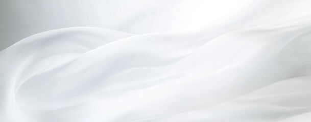 Naklejka premium Abstract white background with soft lines and curves, creating an elegant and tranquil atmosphere for design or presentation, perfect for adding depth and beauty to creative projects.