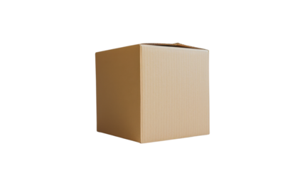 Package cardboard box isolated on white background
