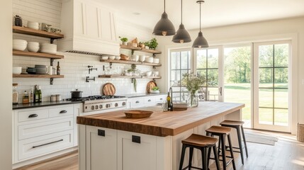 Modern Farmhouse Kitchen Interior Design