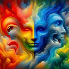 Obraz premium The color of emotions