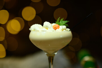 Melted Snowman Cocktail: Festive Drink with a Creative Snowman-Themed Presentation and Seasonal Garnishes