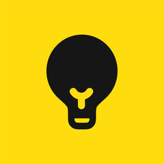 electricity bulb light idea icon