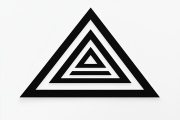 Abstract Triangle Geometric Pattern